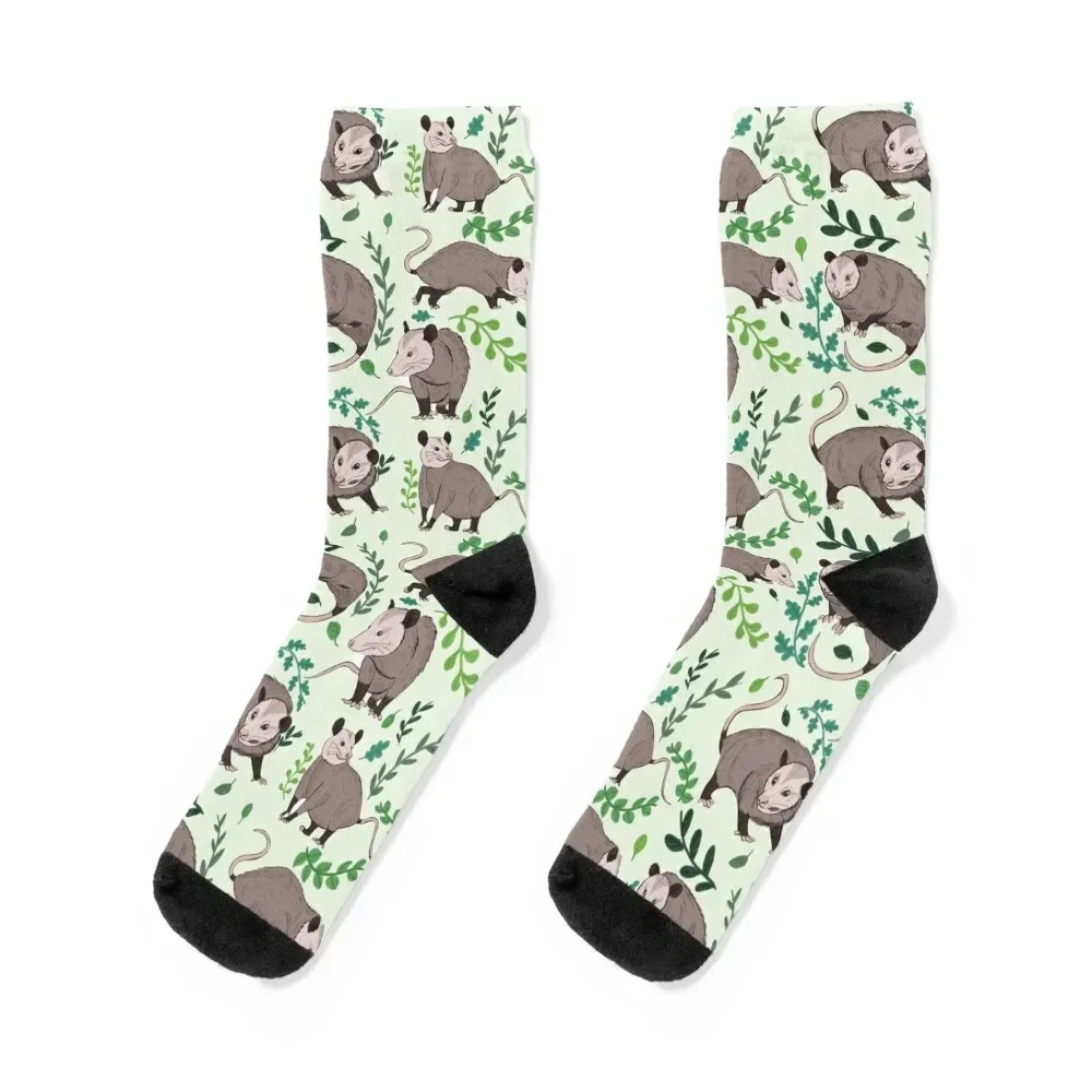 Possums & Plants Socks Hiking boots fashionable funny gifts Socks Girl Men's