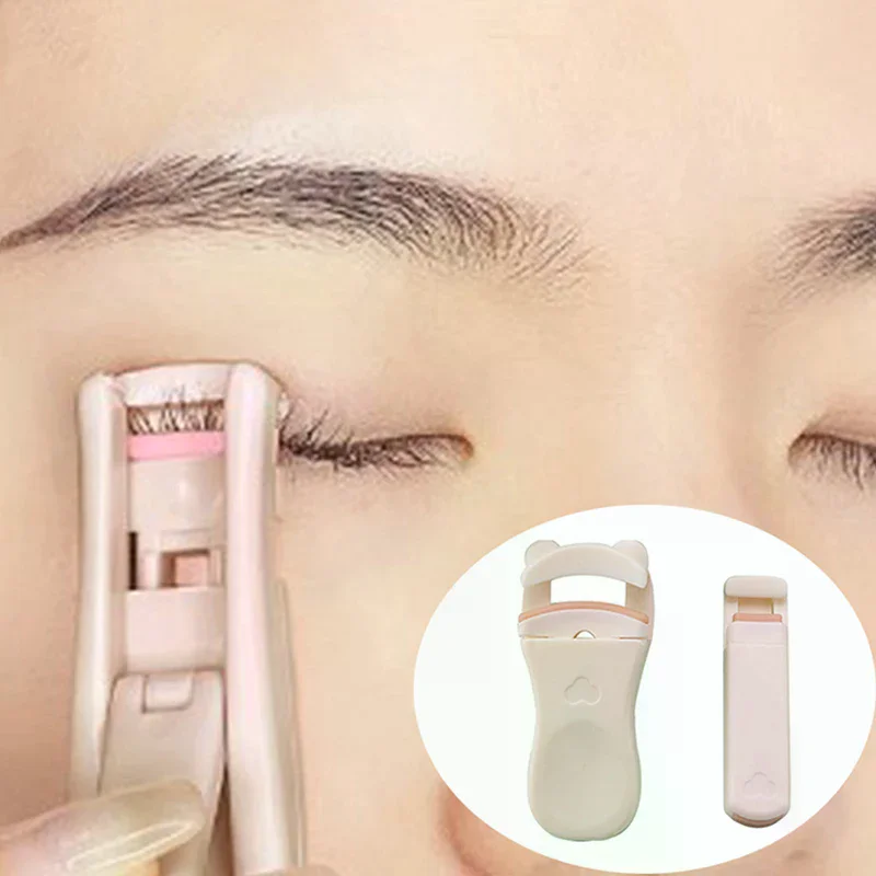 Eyelashes Curler Long Lasting For Beginners Cartoon Design Mini Potable For Women Makeup Accessories Tool Fit All Eyelash Shape