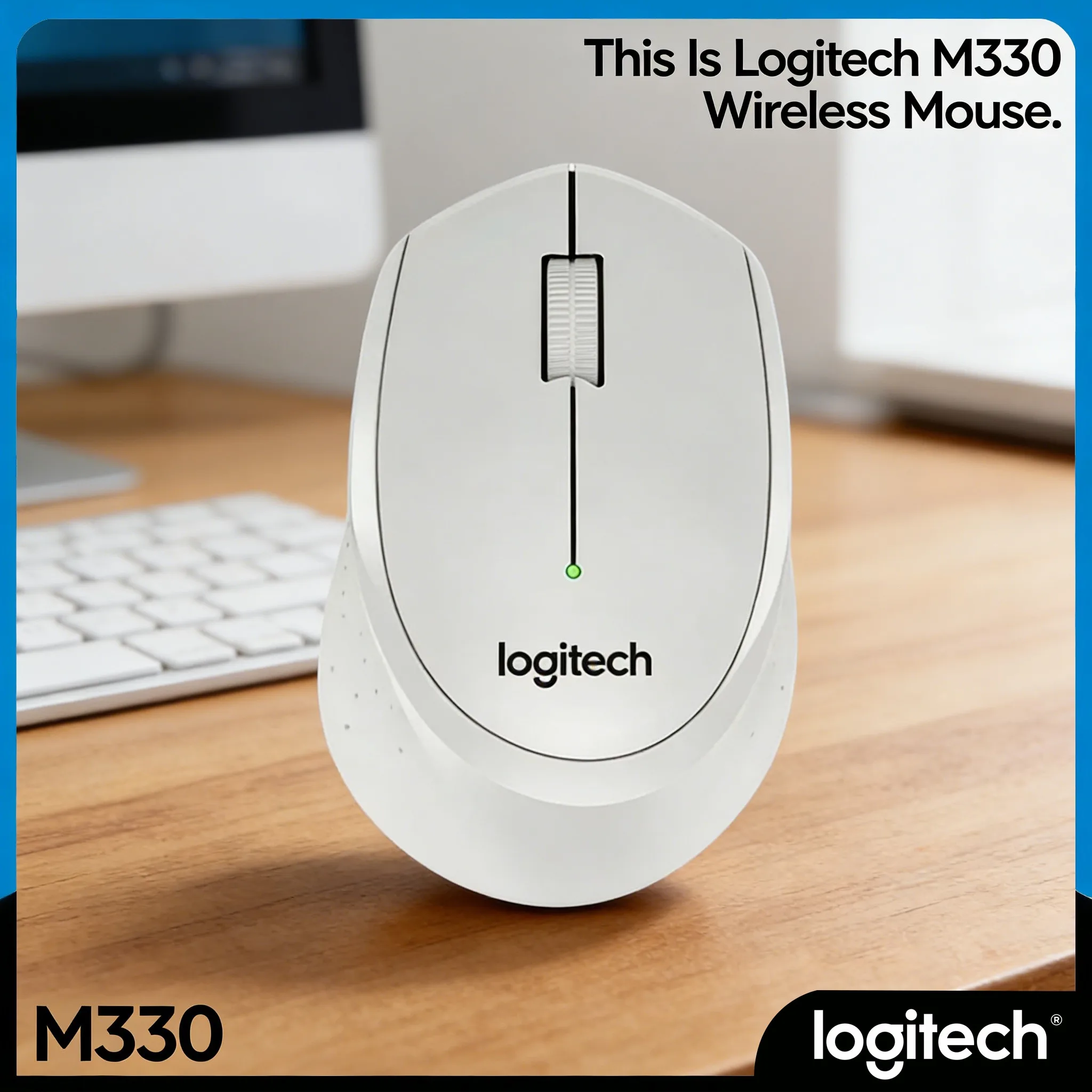 

Беспроводная мышь M330 с ультрадолгим сроком службы батареи (24 месяца), мини-USB-приемник