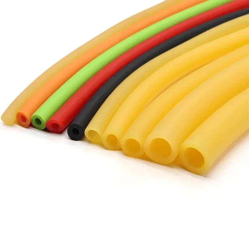 Nature Latex Rubber Hoses 1.6 2 3 4 5 6 7 9 10 12 14 17mm High Resilient Elastic Soft Surgical Medical Tube Slingshot Catapult