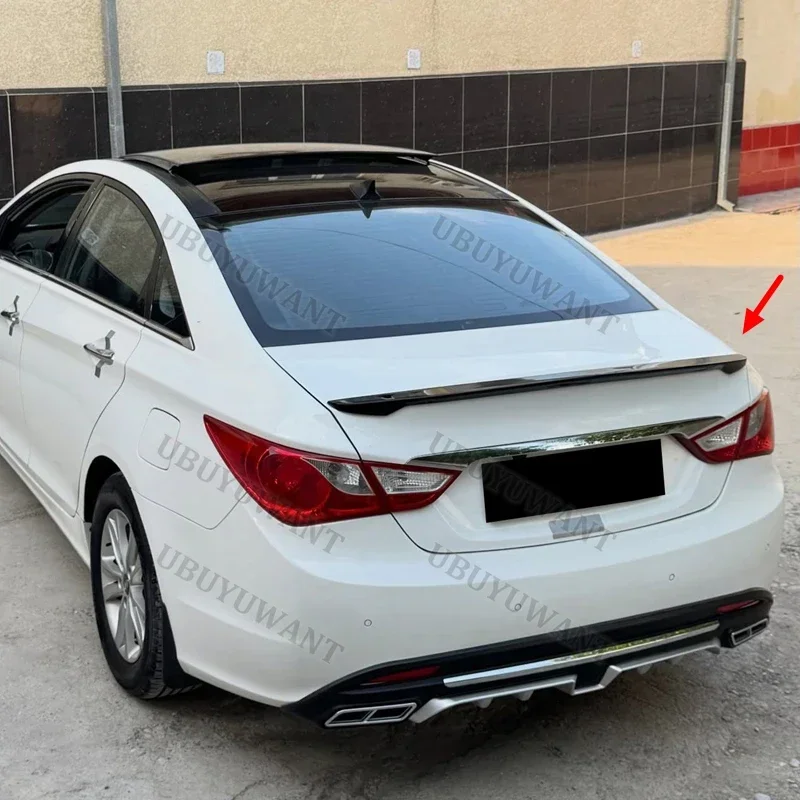 Für Hyundai Sonata 2011 2012 2013 ABS-Kunststoff Heckflügel-Spoiler – Detail 3