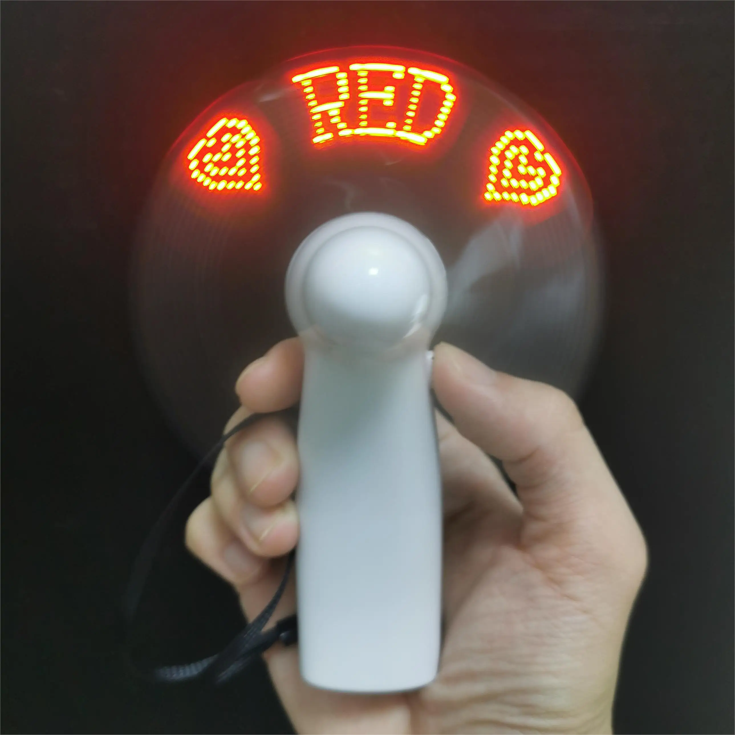 6-20 stuks aangepaste LED-ventilator gepersonaliseerde draagbare ventilatoren voorstel geschenken oplichten ventilator buiten verjaardag bruids huwelijkscadeau gunsten