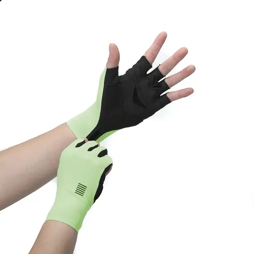 YKYWBIKE Cycling Gloves  MTB Bike Black White Gloves Sports Half Finger Bicycle Goves Men Women Breathable Shockproof Gloves - Image 16