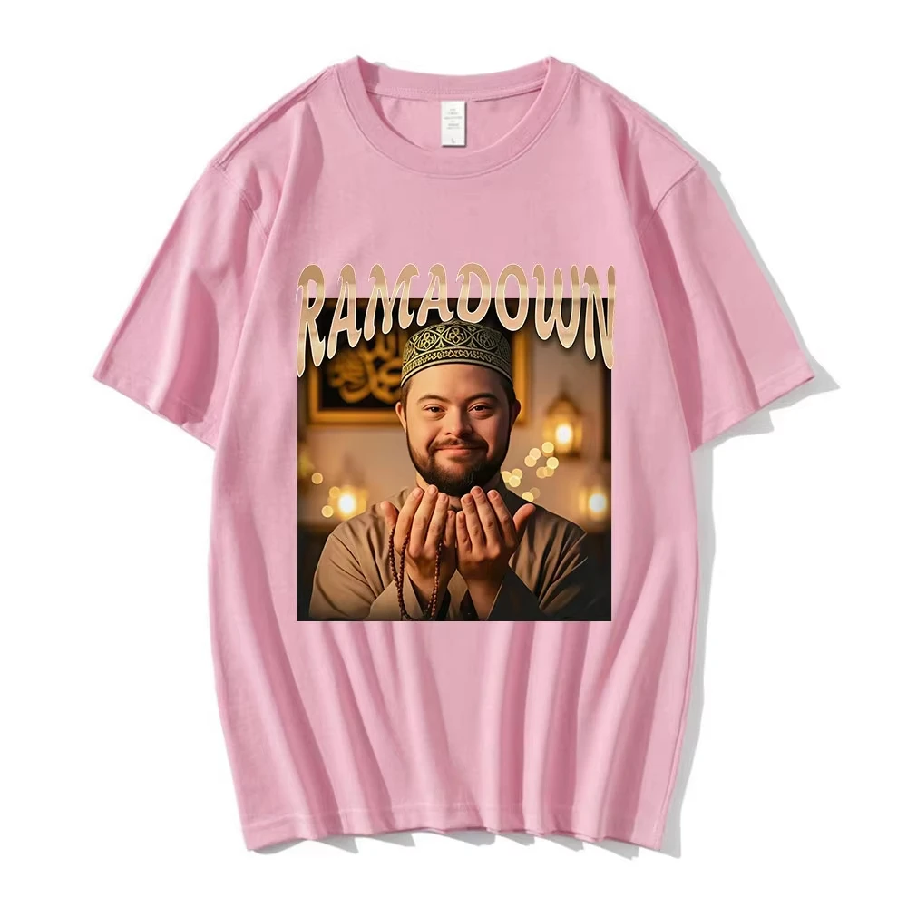 RAMADAWN MEME Lustige Grafik-T-Shirts für Herren und Damen, Übergröße, lässig, kurzärmelig, Rundhalsausschnitt, Baumwoll-T-Shirt, Unisex, modische Streetwear – Detail 7