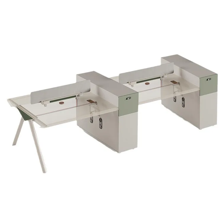 Four-person desk staff office screen booth creative 4/6 six-person office desk and chair combination