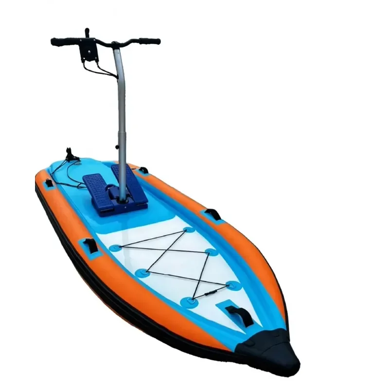 Water Bike Wide Surfboard Shape Floating Pontoon 1 Person Drop Stitch Portable for for Lake From China Lumark Maker