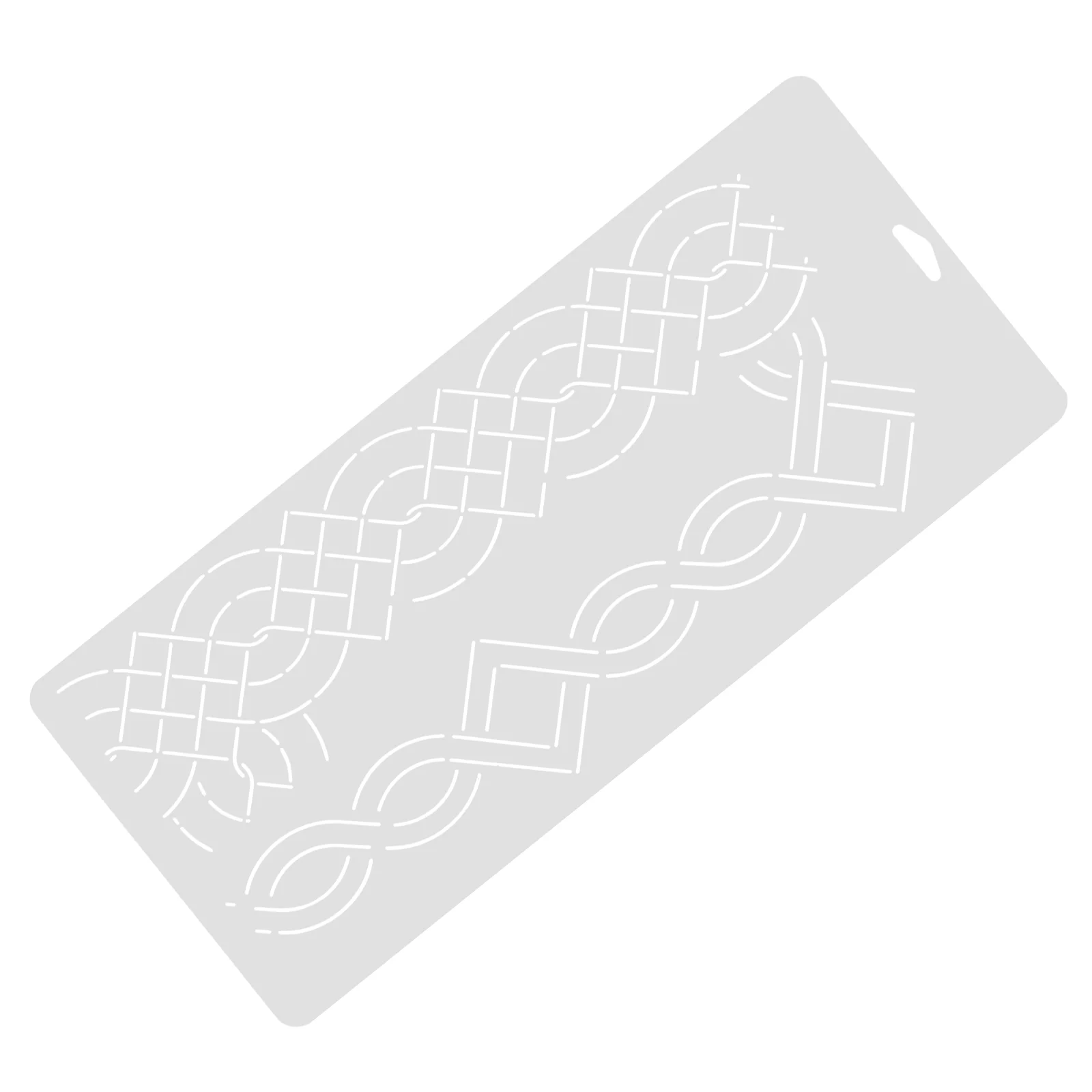 

Patchwork Template Quilting Ruler Templates Sewing Model DIY Stitching PP Hollow Elastic Band Material Stable Performance Long
