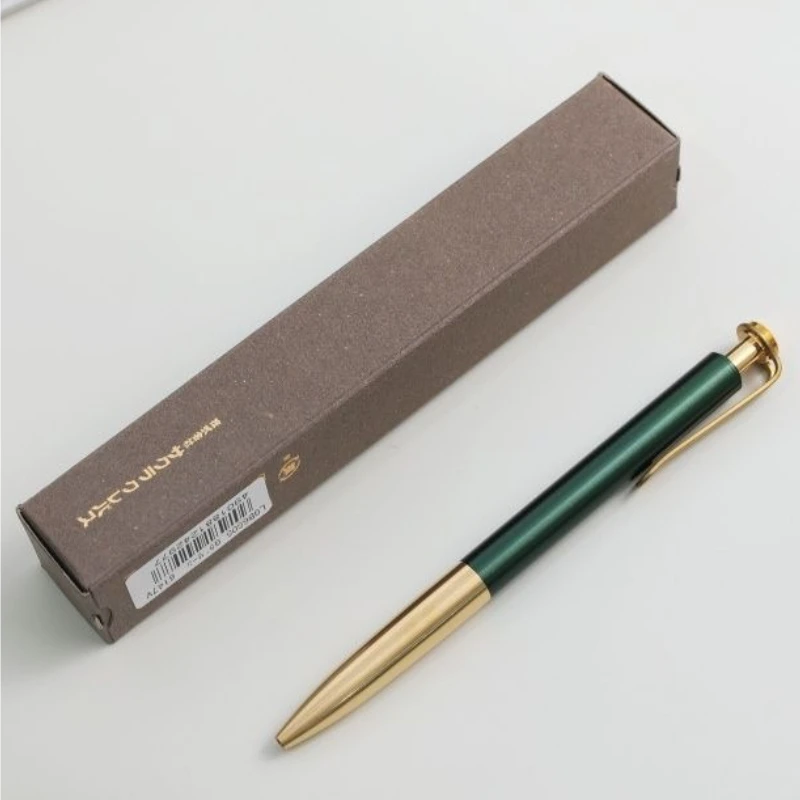 

Luxury Japan Sakura Brass Gel Pens High Quality Black 0.5 Student Office Smooth Writing Basic Stationery Ballpoint Pens Gift