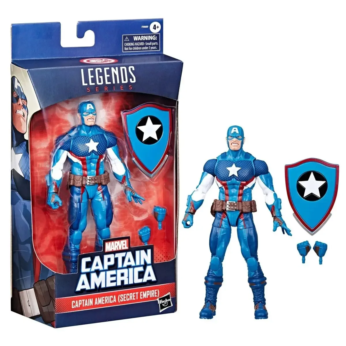 

Marvel Secret Empire Captain America 6-In Movable Doll Anime Action Figure Model Toys Collection Desktop Decoration Kids Gifts