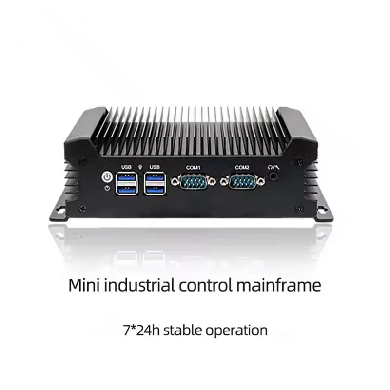 Mini PC Intel senza ventola i3/i5 DDR4 Dual LAN Rete wireless 256 GB Mini host per computer industriale