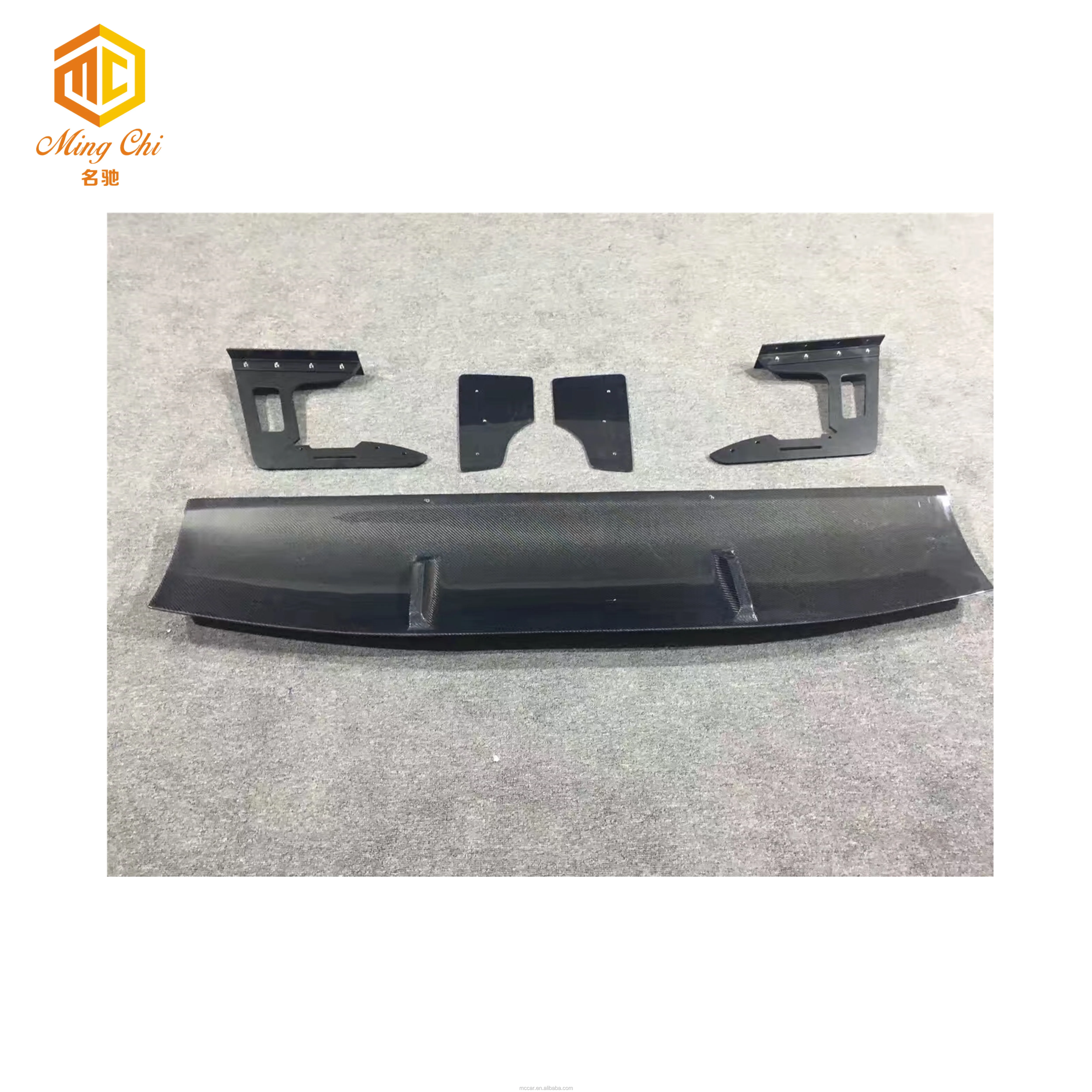 

GT-R R35 spoiler LB style trunk lid spoiler carbon fiber fixed wing for Nissan GTR R45 GT-R35 spoiler