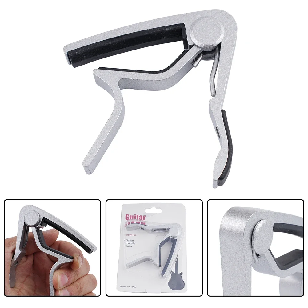 1pc Guitar Capo Instrument Tune Acoustic Aluminum Alloy Clamp Electric Capo Guitar High Quality Nice Practical