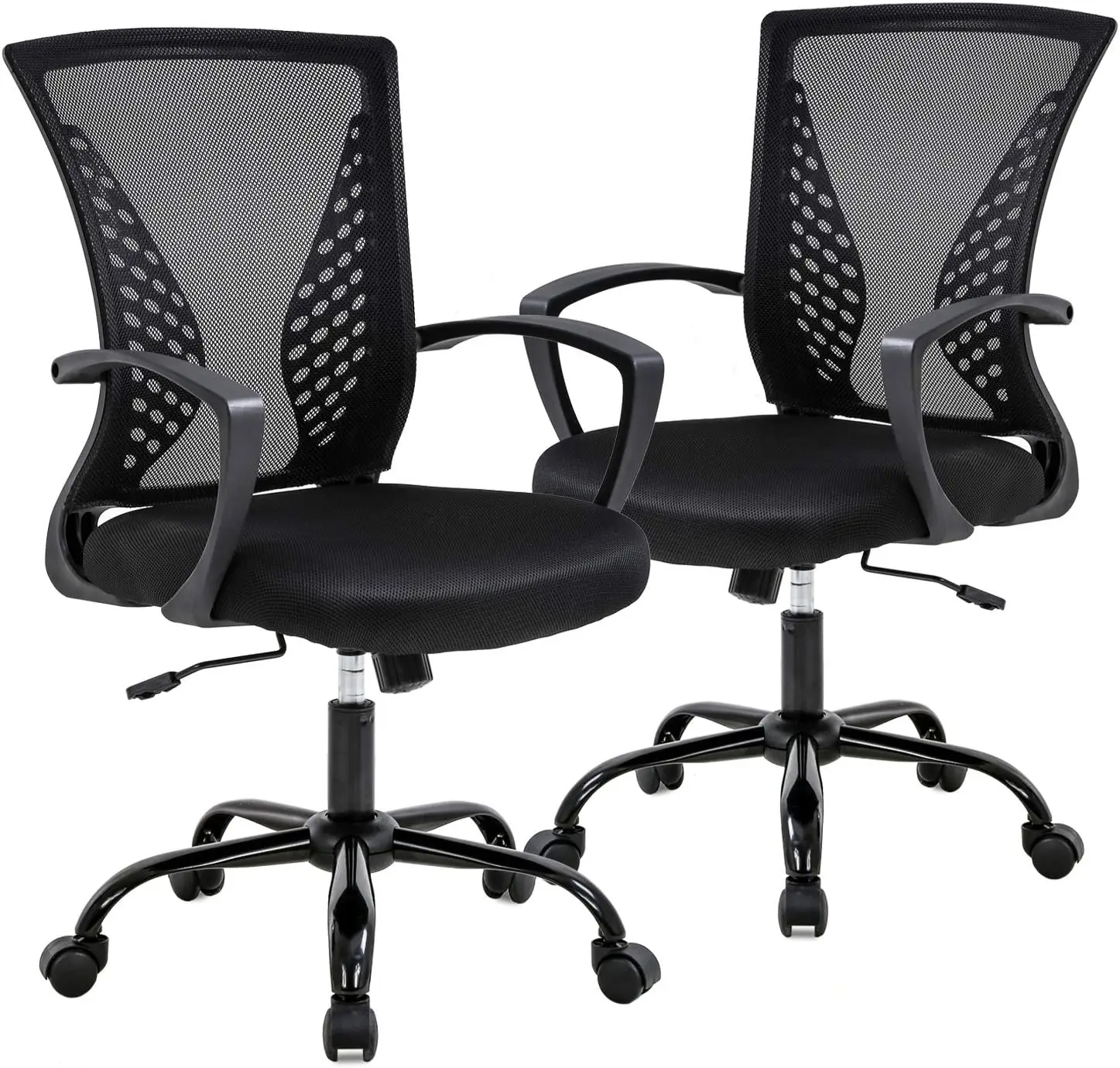 

Mesh Office Chair Desk Chair Computer Chair with Lumbar Support Armrest Mid Back Rolling Swivel Adjustable Task Ergonomic Chair