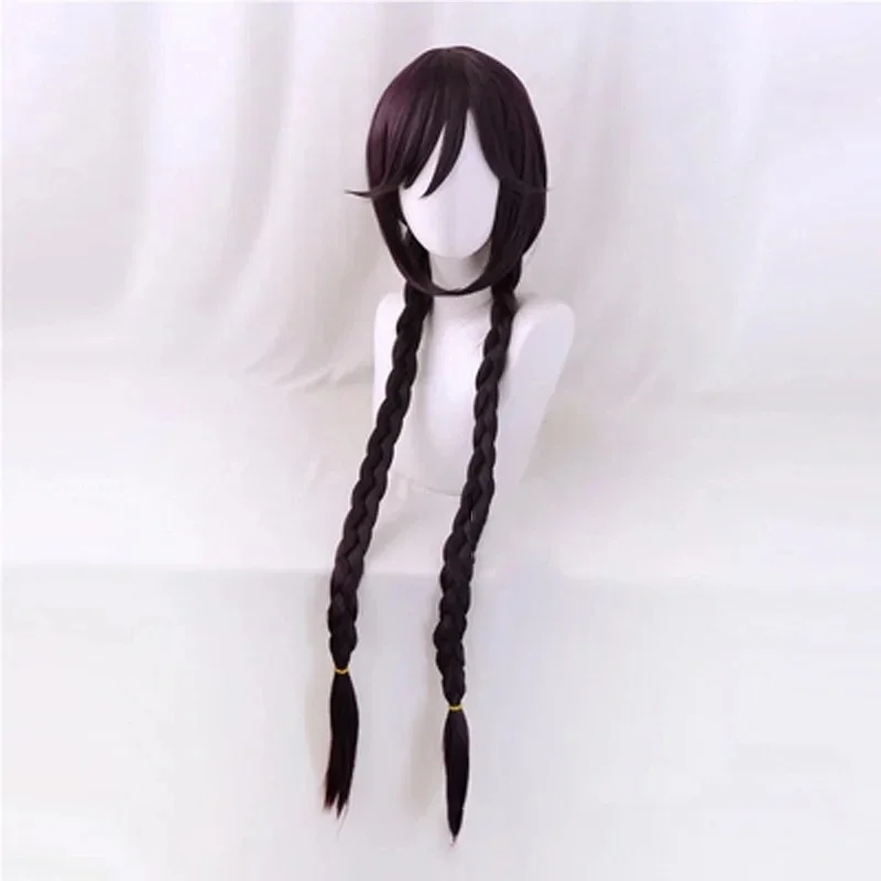 Anime Danganronpa Toko Fukawa Cosplay Wig Genocider Syo Cosplay mixed Purple Wig for Halloween Christmas School