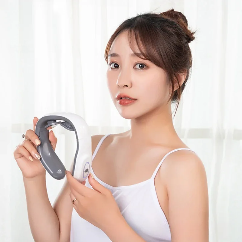 Portable Multifunctional Cervical Massager Electric Therapy Device Pulse Heating Easy To Carry Long Endurance High Power