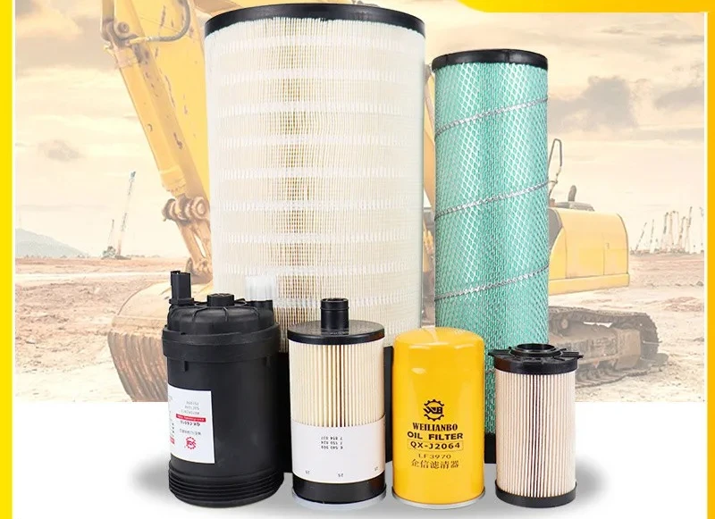 

For XCMG 200 205 215 245 270D DA excavator oil filter element diesel filter element air filter element oil-water separator