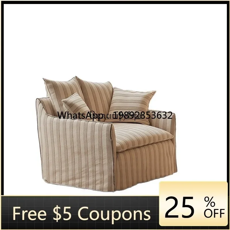 

FF Nordic minimalist single sofa small apartment chair living room balcony bedroom lazy sofa