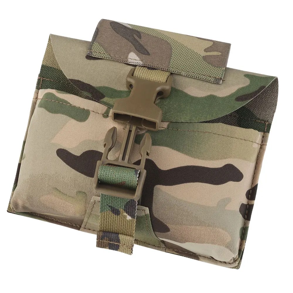 Wosport Quick Release Medical Pouch Cordura Elastic Tourniquet Holder Laser Cut MOLLE Belt Mount for Airsoft Tactical Gear