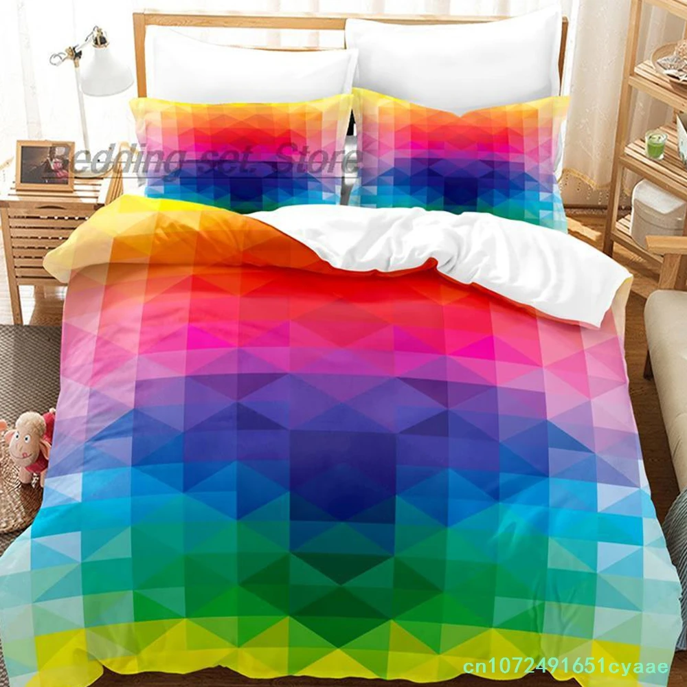 Tech Queen - Tech Grid Bedding Set Single Twin