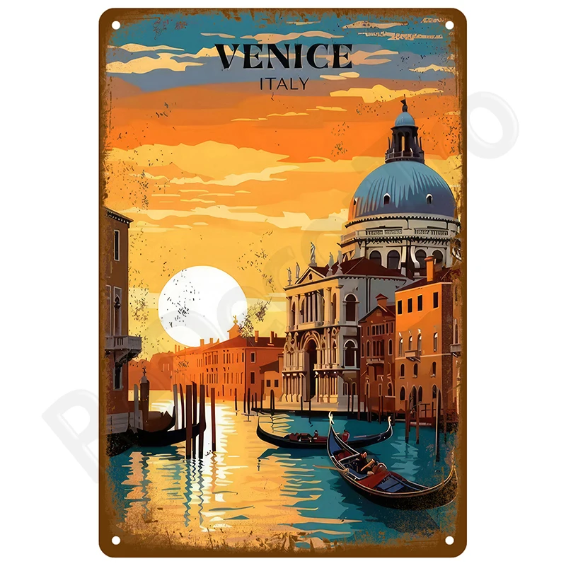 Retro Wandkunst Blechschild Innen Outdoor Ästhetisches Zimmer Vintage Home Decor Artikel Dekoration Luxus Metallschild Poster Platten Bar – Detail 32