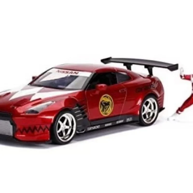 Jada 1/24 "Dinosaur Team" Nissan R35 (with alloy figurine) Alloy car model gift collection display item