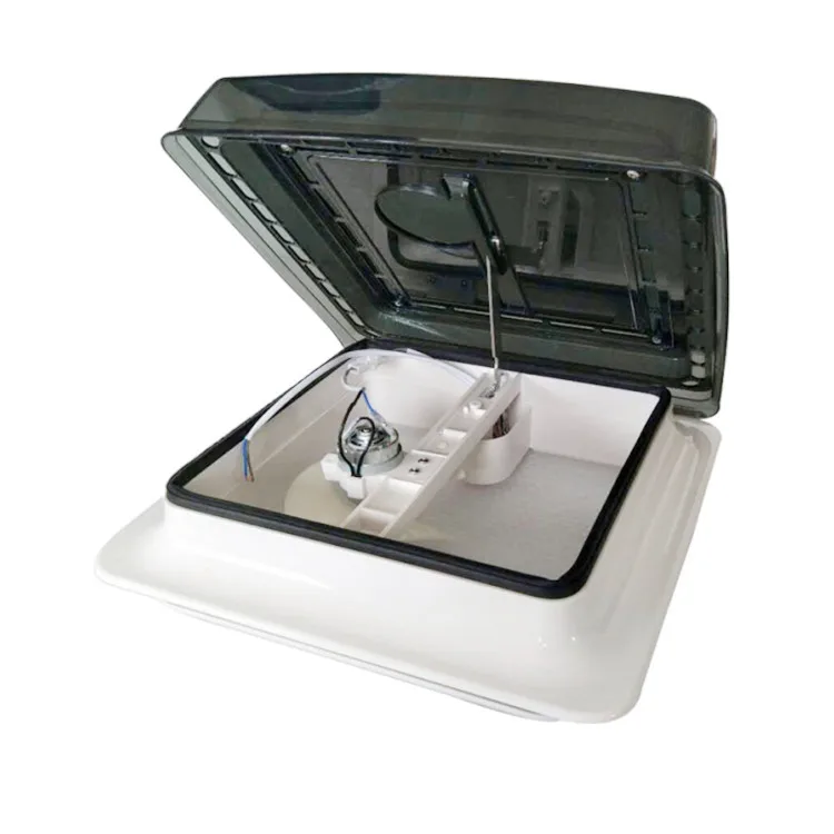 RV Roof Vent Fan 12V Motorhome Exhaust Ventilation Low Profile with Cover for Camper Van