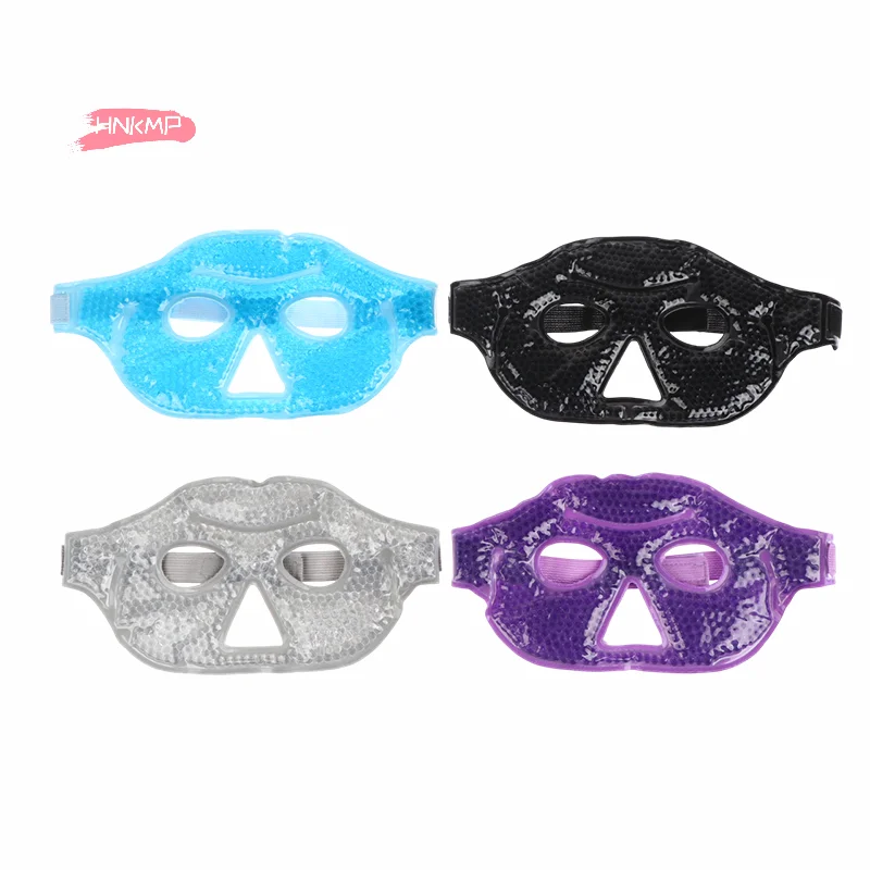 قناع عين تبريد قابل لإعادة الاستخدام مع خرز جل - ضغط عين بارد للعيون المنتفخة وتخفيف التوتر وتخفيف العين الجافة وأداة العناية بالبشرة في المنتجعات الصحية #4