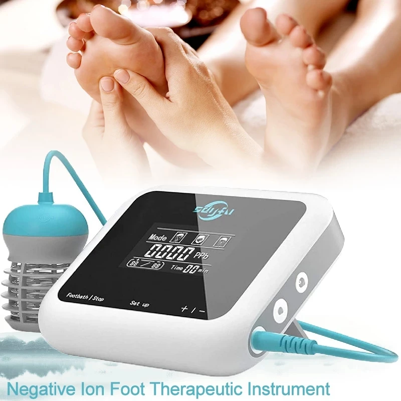 Detox Ionic Cleanse Vibrating Foot Spa Bath Massager Machines Pedicure Ionic Electric Mini FootBath Whirlpool Care Arrays Aqua