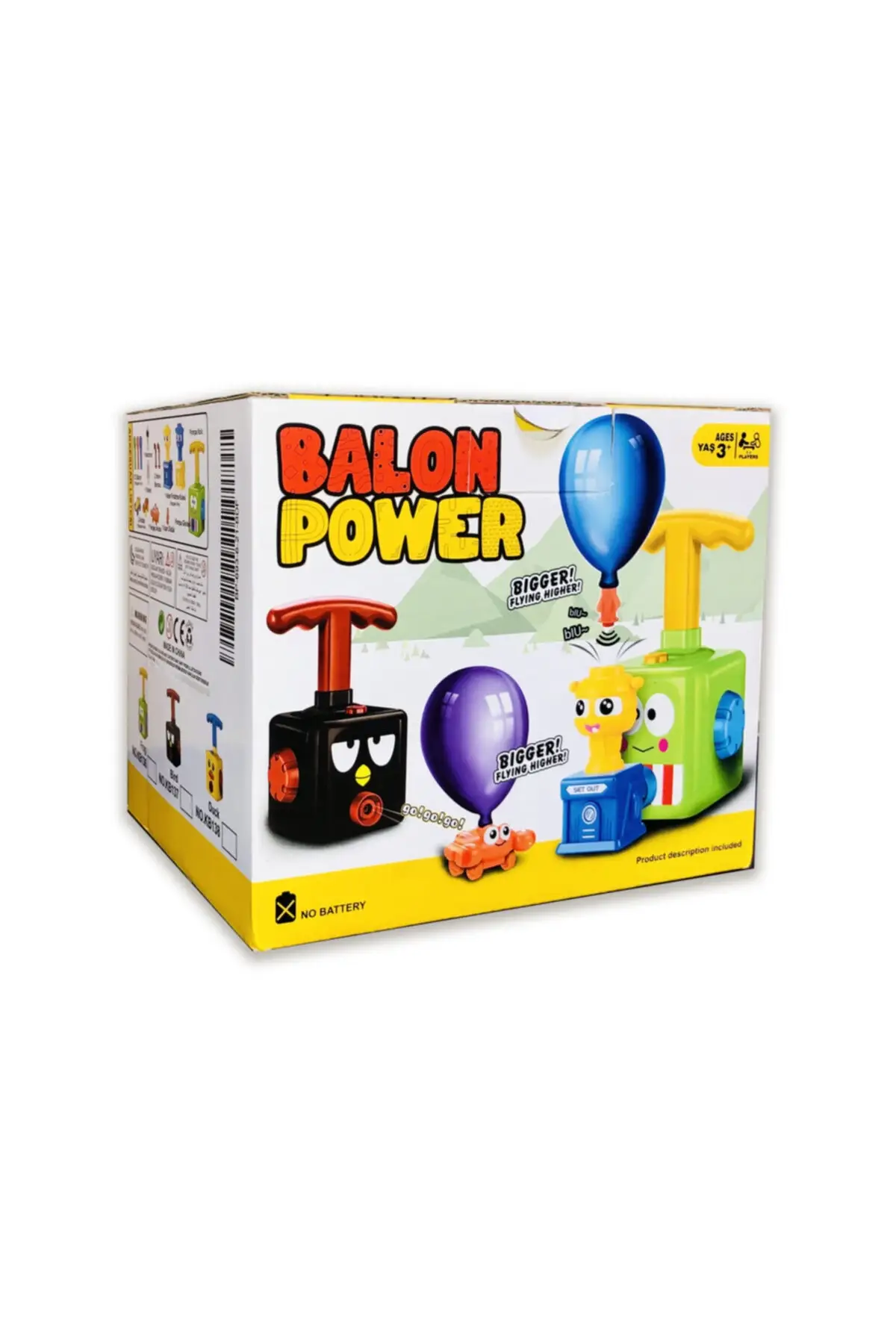 Balloon Flying Astronaut And Balloon Car Educational Toy Set With Air Manual Pump 3+ Useful Tutorial Educational2022 Trend Model