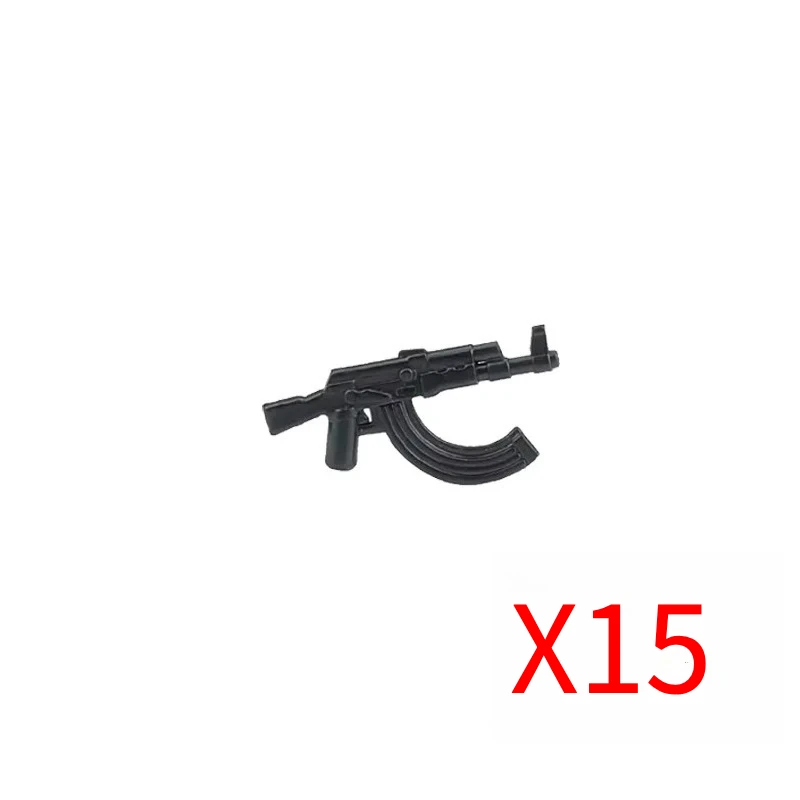 Militärische Soldaten Figuren Waffen Bausteine Zubehör Zweifarbige Waffen Assault Sniper Gewehre M16 M4 Modell Ziegel Spielzeug Geschenk