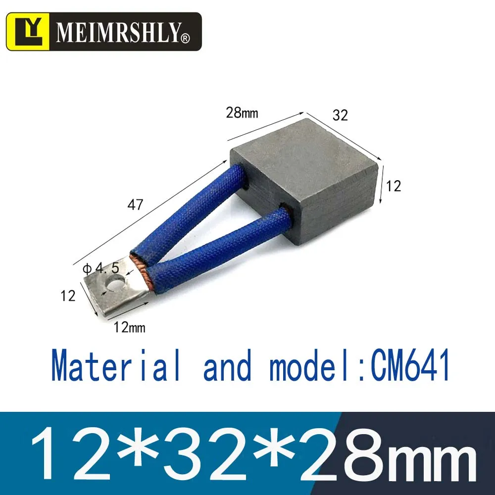 

1 шт. 12,5*32*28 мм автомобильная рулевая гидравлическая щетка масляный насос вилочный погрузчик двигатель угольная щетка