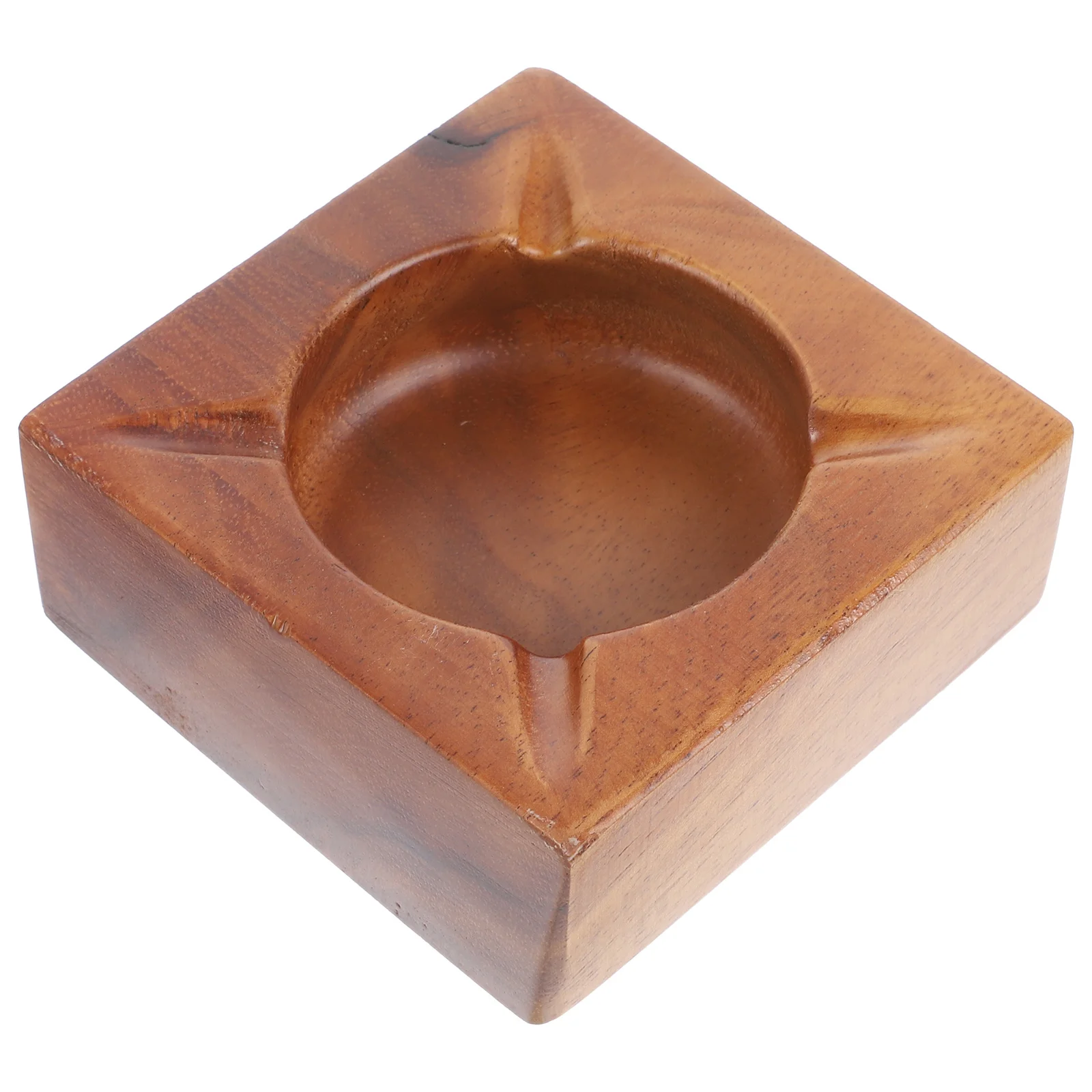 

Stylish Wooden Ashtray Desktop Holder Compact Design For Home Decoration Indoor Use Cool Decorative Smoke Tray