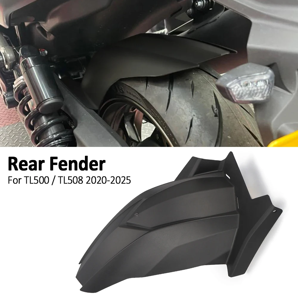 

For SYM TL500 TL 500 TL508 TL 508 2020-2025 Motorcycle Rear Fender Mudguard Tire Hugger Splash Mud Guard Cover Black