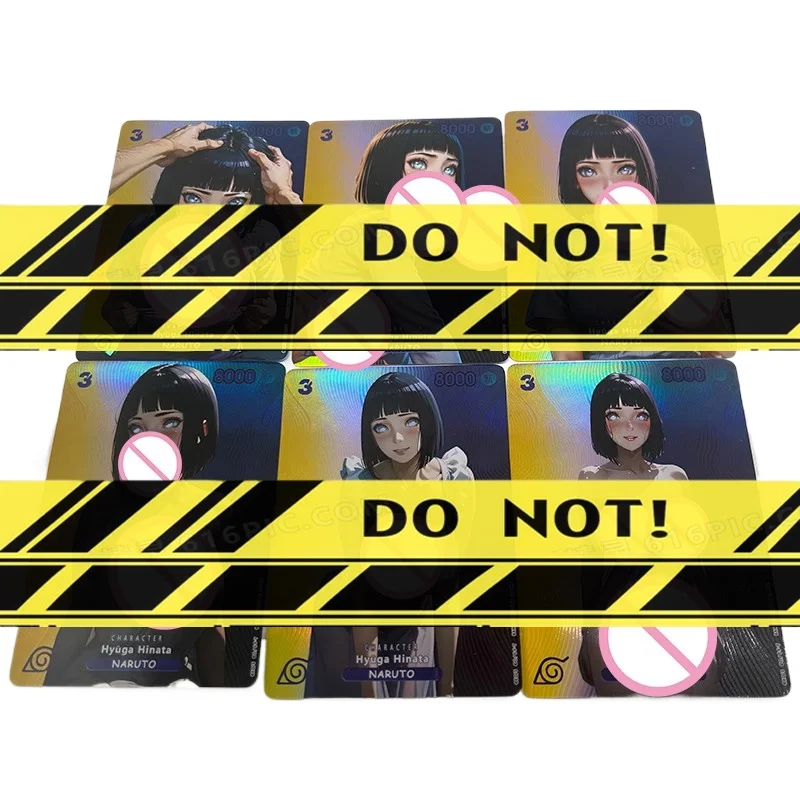 

6 шт./компл. NARUTO Hyūga Hinata Self Control Collect Signature Trading флэш-карта аниме мультфильм оригинальная серия подарок