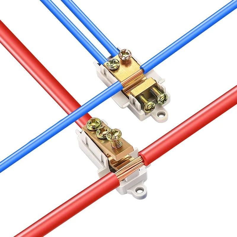 T-type High power branch terminal wire terminal Quick Junction Box Terminal Block Electric Cable CONNECTORS Splitter All copper