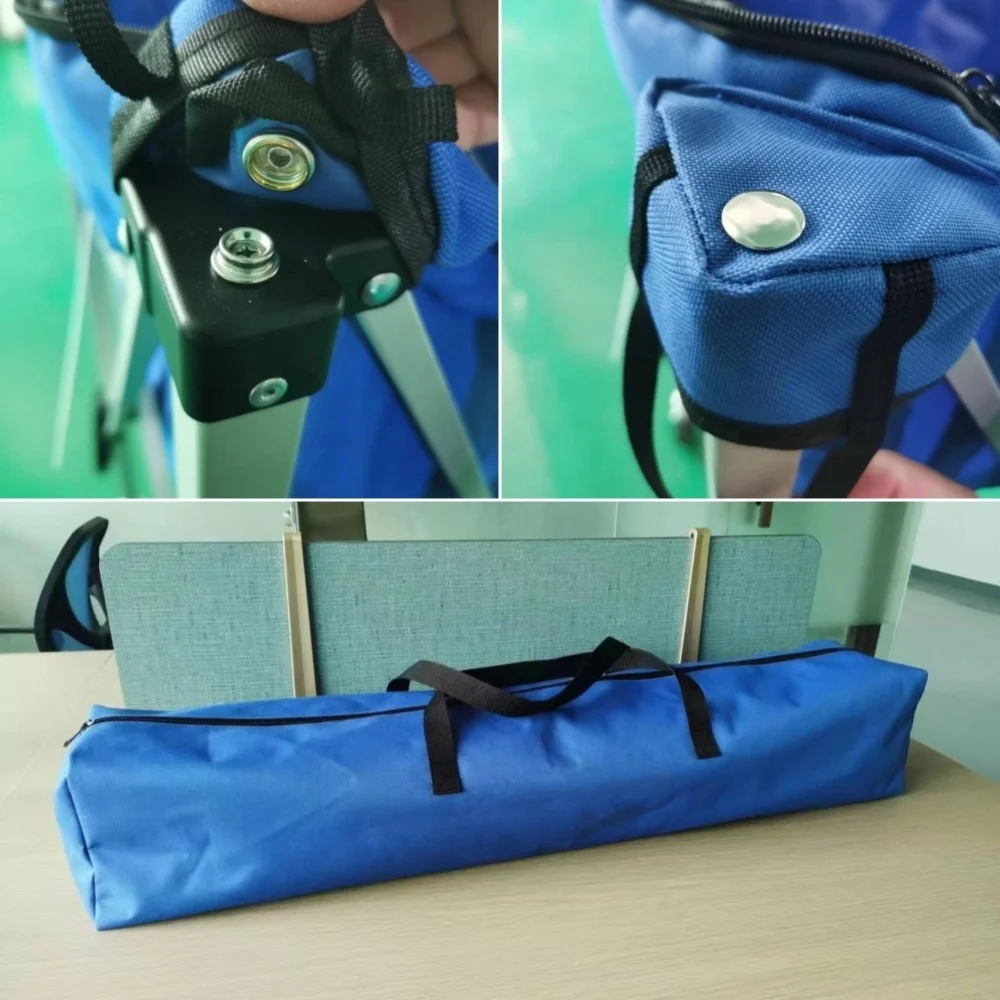 عربة تعليمية رياضية محمولة خفيفة الوزن من الألومنيوم قابلة للطي لكرة التنس مع عجلات #6