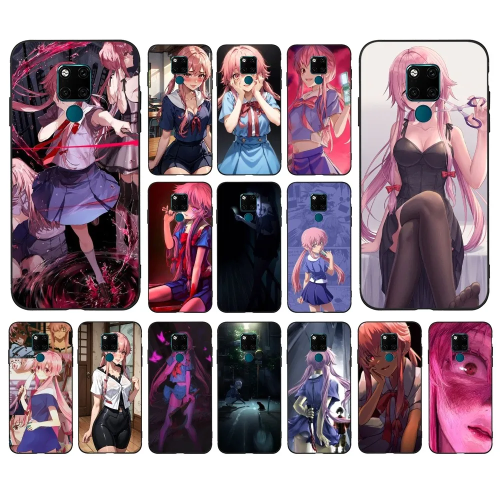 Future Diary Phone Case For Huawei Mate 10 20 30 40 50 lite pro Nova 3 3i 5 6 SE 7 pro 7SE