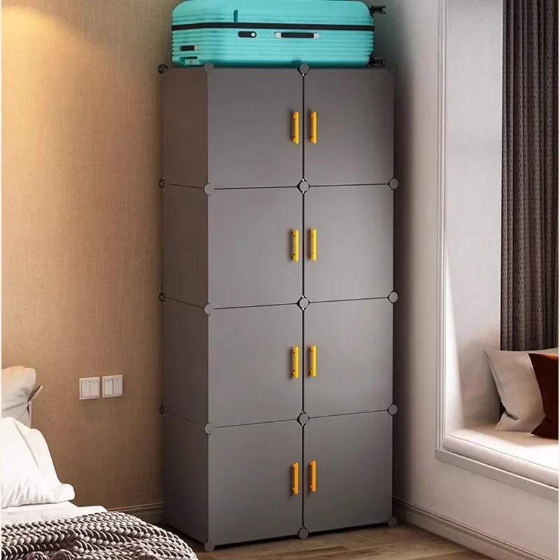 Cube Shelves Wardrobe Storage Fabric Simple Nordic Organizer Minimalist Foldable Wardrobe Modular Vestidores Home Furniture