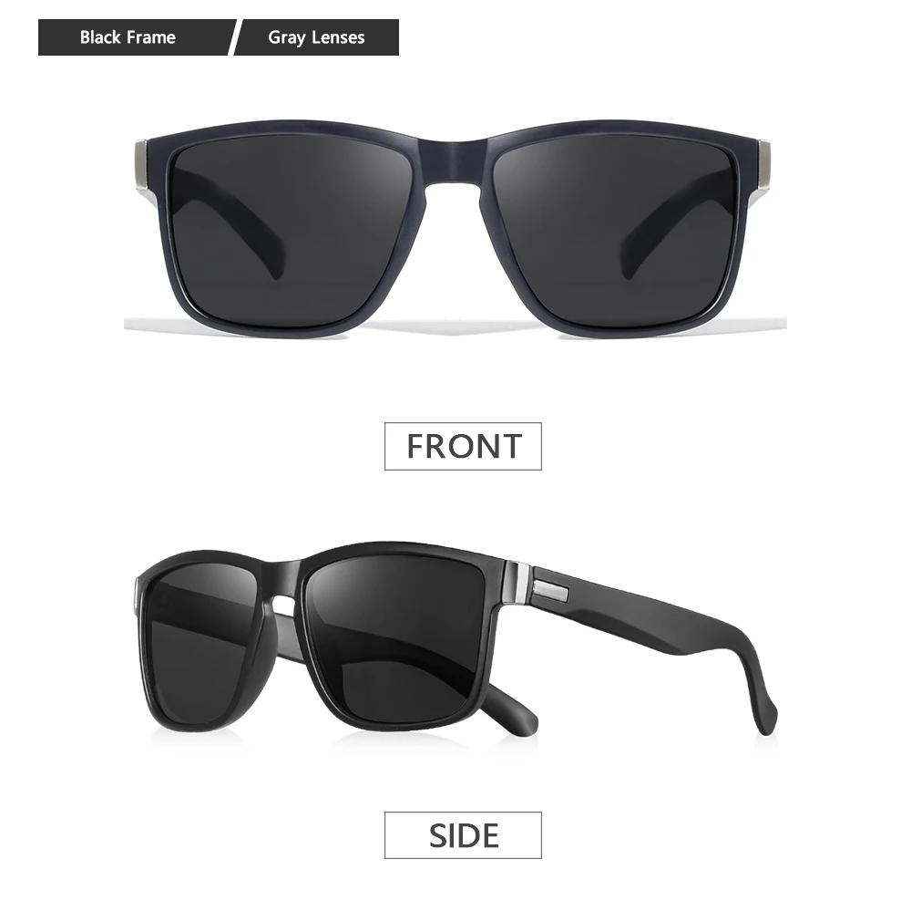CRIXALIS Mode Vintage Quadratische Sonnenbrille für Männer Frauen Fahren Luxus Marke Designer Sonnenbrille Anti-Glare Retro Shades UV400 – Detail 6