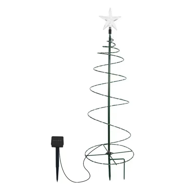 Solar christmastree explosion solar christmas decoration christmas tree outdoor courtyard