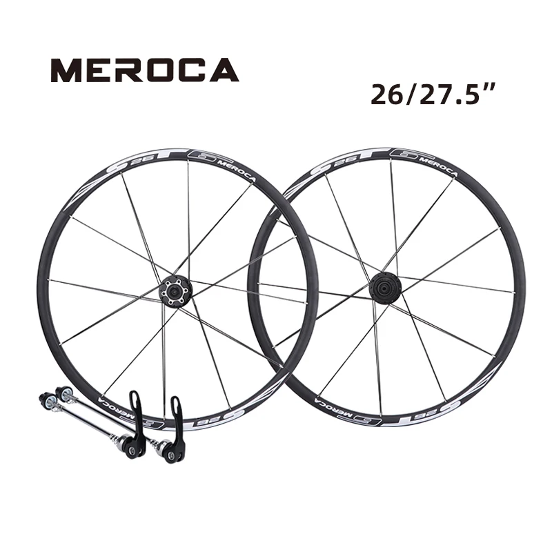 

MEROCA ST6 Mountain Bike Wheelsets 26" 27.5er 24 Hole Disc Brake QR 5 Sealed Bearing Wheelset 120 Sound Mtb Bicycle Wheel Set