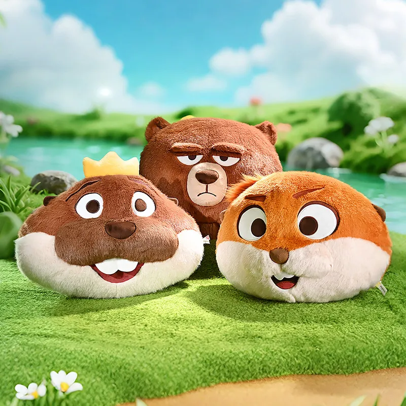 

Disney Beaver Transformation Project Big Head Style Hug Pillow Cute Cartoon Throw Pillow Collection Decorative Soft Home Sofa