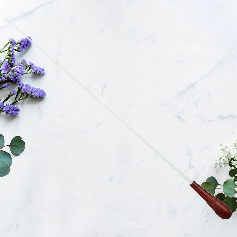 

Rosewood Baton Solid Wood Handle Long White Shaft For Orchestra Conducting Durable Music Conductor Instrument Accessory