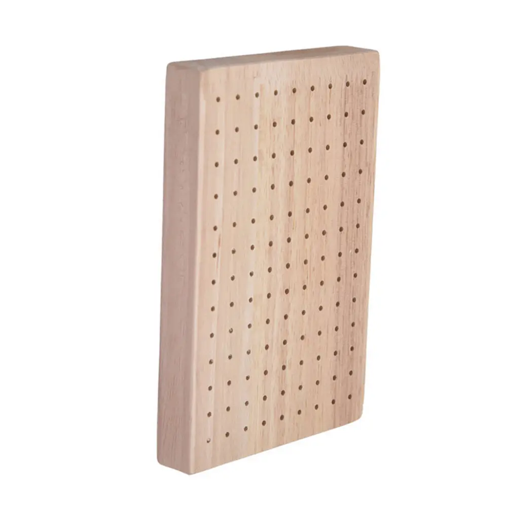 Wooden Skewer Holder Stand Appetizer Picks Display Board Multipurpose Food Presentation for Catering Parties Weddings