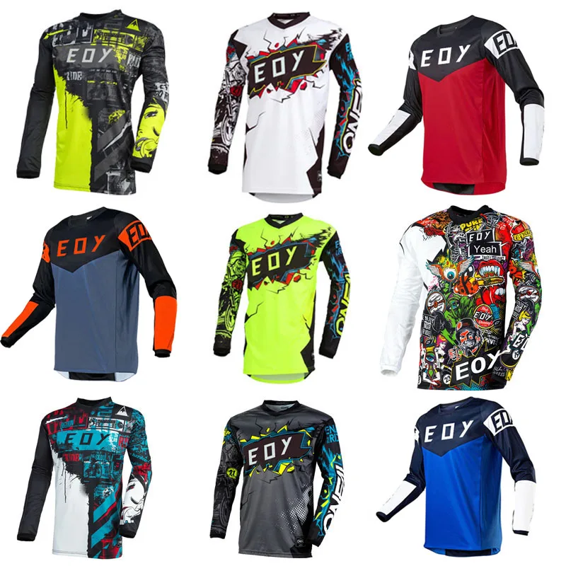 Motocross Jeresy Mountain Enduro Bike abbigliamento bicicletta Moto Downhill t-shirt Eoy donna uomo ciclismo Jersey camicie MTB BMX