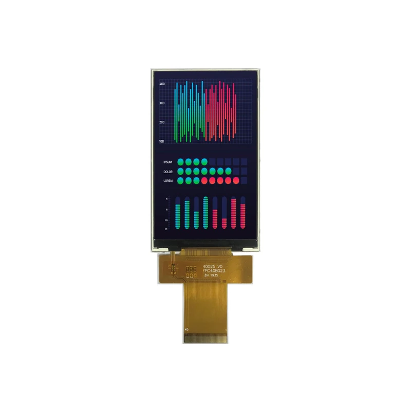 

4.0 inch 480x800 ST7701S 3SPI+16/18/24 bit RGB interface full viewing angle IPS LCD