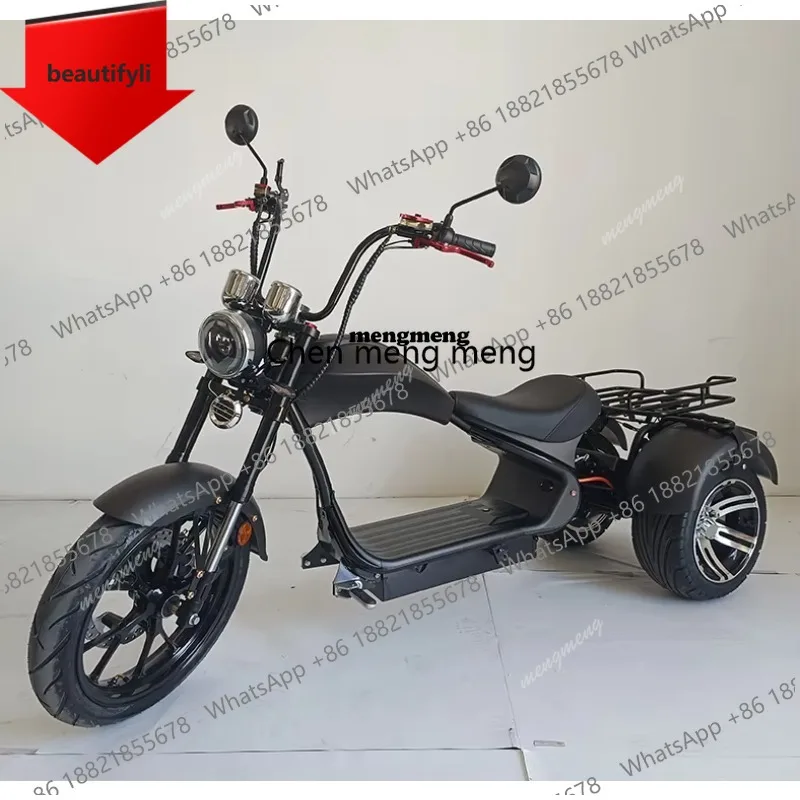 

D185 Clark is hot selling Three Wheels Removable Battery Adult off Road Fat Tire Electric Scooter Citycoco Three-wheel Scooter