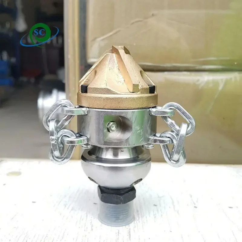 Root Diamond Chain Pipeline Cleaning Nozzle with High-Pressure Blasting and Rotary Cutting Features for Effective Sewer Dredging