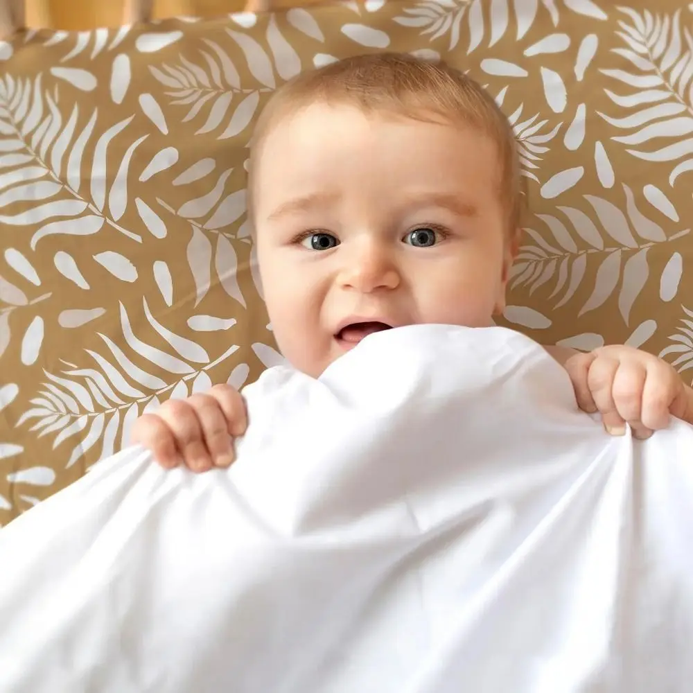 New Printed Baby Fitted Bassinet Sheet Removable Newborn Crib Fitted Sheets Breathable Nursing Table Cradles Mattress Cover