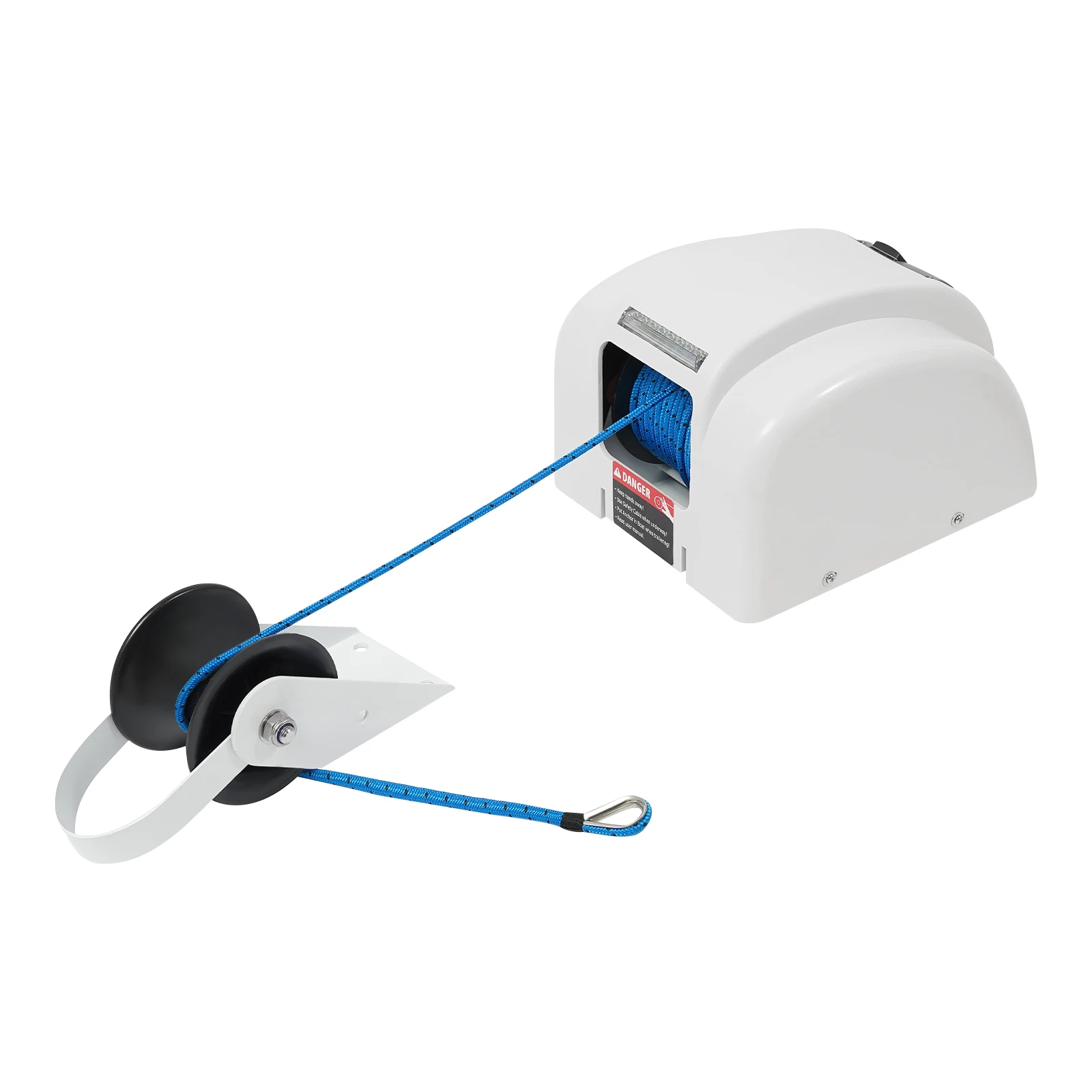 45 LBS Free Fall Saltwater Marine Boat Electric Anchor Winch W/ Wireless Remote